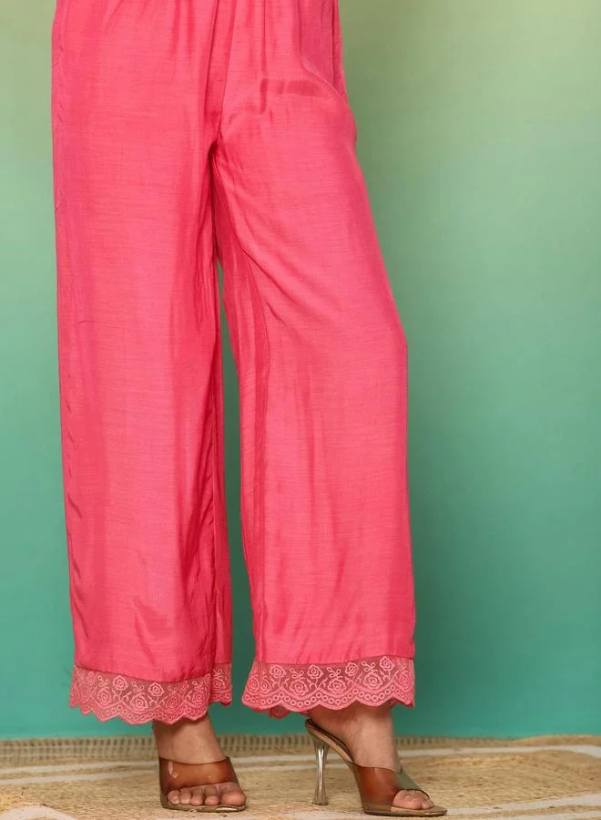 Kasya  Magenta Pink Co-Ord Set for Women | Best Price UAE